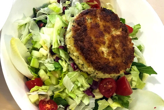 Crab Cake Salad..... Don't Miss Our Daily Salad Specials